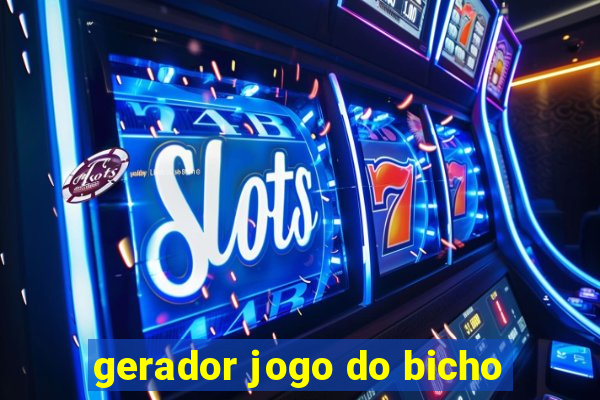 gerador jogo do bicho